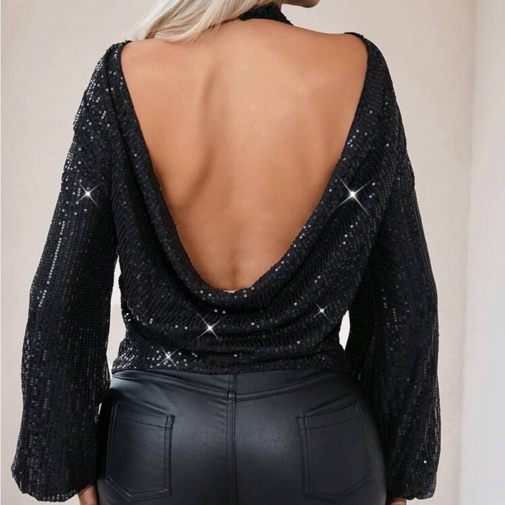 Backless Lantern Top ❤️ - Picture 4 of 4